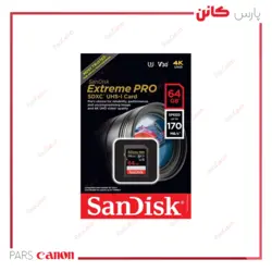 کارت حافظه سن دیسک SanDisk 64GB 170MB/s Extreme PRO