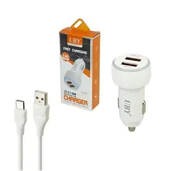 شارژر فندکی فست شارژ UBY مدل U-C12 - فروشگاه پرشام کالا