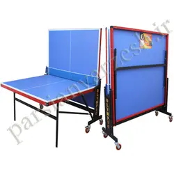 میز پینگ پنگ 4 چرخ ملامینه مدل D2