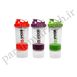 شیکر 3 تیکه اسپایدر شفاف | قیمت شیکر 3 تیکه اسپایدر شفاف | خرید شیکر 3 تیکه اسپایدر شفاف