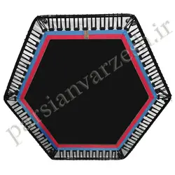 ترامپولین شش ضلعی 125 سانتی دسته دار | قیمت ترامپولین شش ضلعی 125 سانتی دسته دار