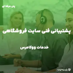 پشتیبانی فنی سایت فروشگاهی (پلن حرفه ای)