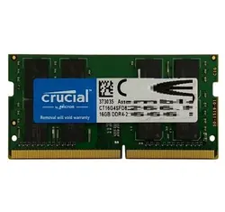 رم لپ تاپ کروشیال 16GB DDR4 2666