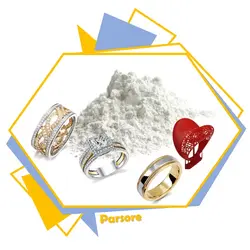 گچ ریخته گری با مدل رزینی برای طلای سفید و طلای زرد R.P