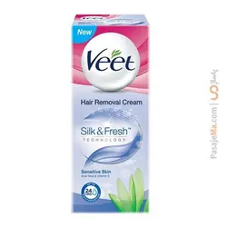 کرم موبر  ویت veet مخصوص پوست حساس Sensitive حجم ۱۰۰ میلی لیتر