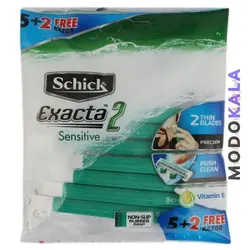 خودتراش 2 تیغه 7 عددی پوست حساس شیک