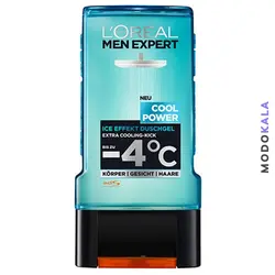 شامپو سر و بدن و صورت مردانه کول پاور COOL POWER لورال حجم 300 میلی لیتر