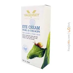 کرم دور چشم کلاژن حلزون والنسی
