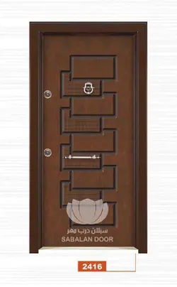 درب ضد سرقت سری پنل رستیک کد۲۴۱۶