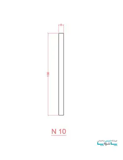 دیوارپوش پلی استایرن بهینا کد N10-55