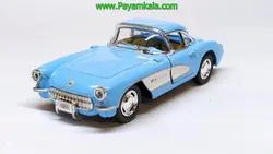 ماکت ماشین کروت (CORVETTE 1957 KINSMART) آبی
