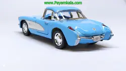 ماکت ماشین کروت (CORVETTE 1957 KINSMART) آبی