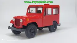 ماشین فلزی جیپ شهباز (JEEP 1971 DJ-58 KINSMART) قرمز