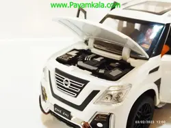 ماکت نیسان پاترول (NISSAN PATROL 1.24 CHEZHI)(CZ136A) سفید