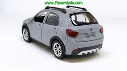 (ساخت چین) ماشین فلزی کوییک موزیکال-چراغدار طوسی