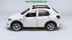 (ساخت چین) ماشین فلزی کوییک موزیکال-چراغدار سفید