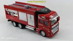 ماکت فلزی عقبکش کامیون اسکانیا آتشنشانی (کد 2211) طرح 01-اسکانیا