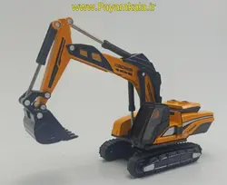 ماکت فلزی بیل مکانیکی (BY KDW) (1:8َ7) رنگ زرد