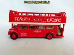 اسباب بازی ماشین فلزی اتوبوس لندن دوطبقه عقب کش جعبه دار انواع اسباب بازی در پیام کالا