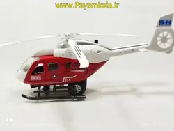 ماکت اسباب بازی مدل عقب کش هلیکوپتر فلزی صدادار-چراغدار در بازشو خرید اینترنتی