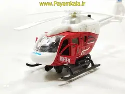 ماکت اسباب بازی مدل عقب کش هلیکوپتر فلزی صدادار-چراغدار در بازشو خرید اینترنتی