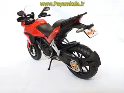 (سایز بزرگ) ماکت فلزی موتورسیکلت دوکاتی (DUCATI MULTISTRADA 1200S BY MAISTO)(1/12)
