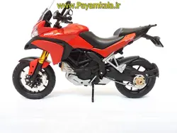 (سایز بزرگ) ماکت فلزی موتورسیکلت دوکاتی (DUCATI MULTISTRADA 1200S BY MAISTO)(1/12)
