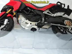 (سایز بزرگ) ماکت فلزی موتورسیکلت دوکاتی (DUCATI MULTISTRADA 1200S BY MAISTO)(1/12)