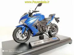 ماکت فلزی موتورسیکلت سوزوکی(SUZUKI GSX-S1000F 2017 BY WELLY)(1/18)