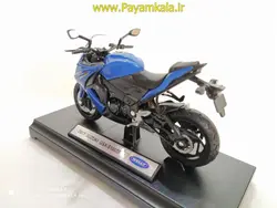 ماکت فلزی موتورسیکلت سوزوکی(SUZUKI GSX-S1000F 2017 BY WELLY)(1/18)