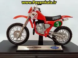 ماکت فلزی موتورسیکلت هوندا (Honda CR250R BY WELLY)(1/18)