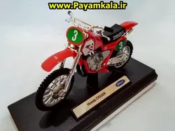 ماکت فلزی موتورسیکلت هوندا (Honda CR250R BY WELLY)(1/18)