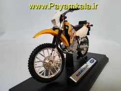 ماکت فلزی موتورسیکلت سوزوکی (SUZUKI DR-Z400S  BY WELLY)(1/18)