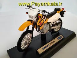 ماکت فلزی موتورسیکلت سوزوکی (SUZUKI DR-Z400S  BY WELLY)(1/18)
