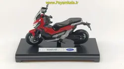 ماکت فلزی موتورسیکلت هوندا (HONDA X_ADV BY WELLY)(1:18) قرمز
