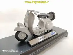 ماکت فلزی موتورسیکلت وسپا(VESPA 125CC BY WELLY)(1/18)