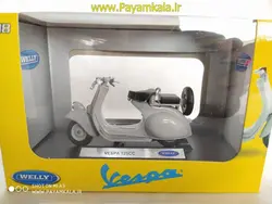 ماکت فلزی موتورسیکلت وسپا(VESPA 125CC BY WELLY)(1/18)