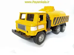 اسباب بازی کامیون تانکردار روسی (GAZ) زرد پیام کالا فروشنده اسباب بازی و ماکت