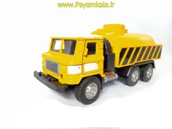 اسباب بازی کامیون تانکردار روسی (GAZ) زرد پیام کالا فروشنده اسباب بازی و ماکت
