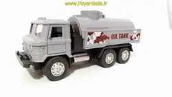 اسباب بازی کامیون تانکردار روسی (GAZ) طوسی پیام کالا فروشنده اسباب بازی و ماکت