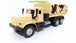 کامیون اسباب بازی نفربر (REO) رنگ کرم پیام کالا فروشنده اسباب بازی و ماکت