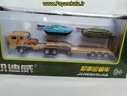 ماکت فلزی تریلی جنگی حمل تانک kdw ،خرید ماکت فلزی تریلی جنگی حمل تانک kdw