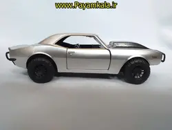 (جعبه دار) ماکت شورلت کامارو ( 1967 CHEVY CAMARO BY JADA) طوسی