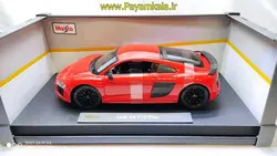 ماکت آئودی (Audi R8 V10 BY MAISTO 1:18) قرمز