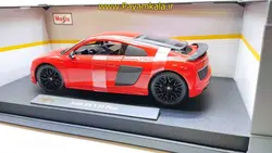 ماکت آئودی (Audi R8 V10 BY MAISTO 1:18) قرمز