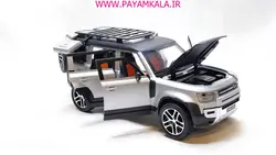 ماکت لندرور دیفندر(LAND ROVER DEFENDER By CHEZHI)(CZ132A)نقره ای