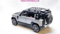 ماکت لندرور دیفندر(LAND ROVER DEFENDER By CHEZHI)(CZ132A)نقره ای