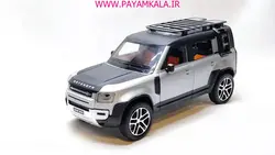 ماکت لندرور دیفندر(LAND ROVER DEFENDER By CHEZHI)(CZ132A)نقره ای