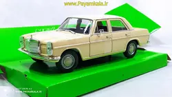 ماکت ماشین فلزی مرسدس بنز 220 (1:24)(MERCEDES BENZ 220 BY WELLY) کرم