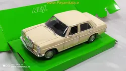 ماکت ماشین فلزی مرسدس بنز 220 (1:24)(MERCEDES BENZ 220 BY WELLY) کرم